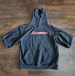 Psychworld Red Logo Black Hoodie. 